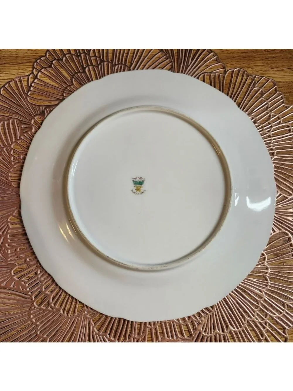 Colorful Mismatched China Dinner Plates Floral Porcelain Set of 4